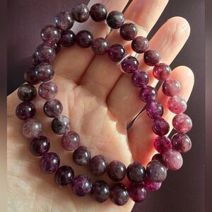 8mm Purple Obsidisn Bracelet